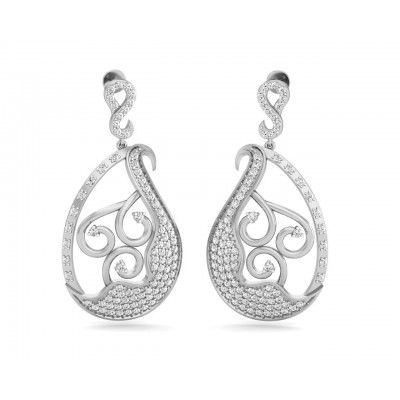 Eka Diamond Drop Earrings